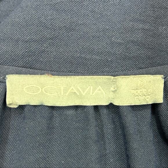 Anthropologie Octavia Embroidered Belted Boho Mini Dress Medium – Blue & White - Picture 8 of 11